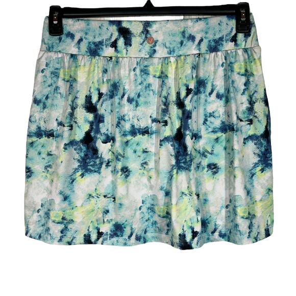 LIVI Lane Bryant SZ 14/16 Skort Tie-Dye Stretch Pockets Attached Briefs Pull-On - Picture 4 of 8